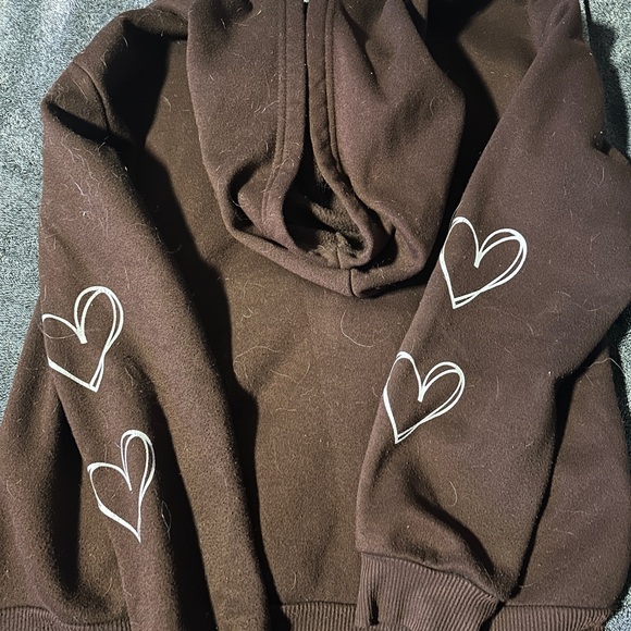 Spider Web and Heart Brown Jacket - Picture 3 of 3